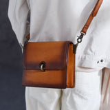 Mini Satchel Bag Retro Brown Satchel Purse Women's Satchel Purse 