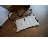 Bohemian Small Real Leather Phone Crossbody Bag Purse With Zipper - Annie Jewel