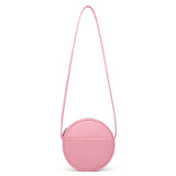 Women's Small Round Canvas Bag pink Nylon round Crossobdy Bag