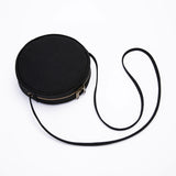 Women's Small Round Canvas Bag Canvas Circle Bag