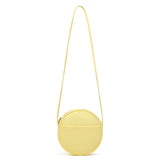 Women's Small Round Canvas Bag yellow Nylon circle Crossobdy Bag