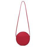 Women's Small Round Canvas Bag red Nylon circle Crossobdy Bag