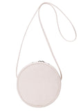 Women's Small Round Canvas Bag Canvas Crossboy Bag with zipper