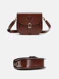 women's saddle leather crossbody bag small satchel crossbody