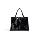 Patent Leather Tote Bag Satchel Tote Bag Satchel Handbags 