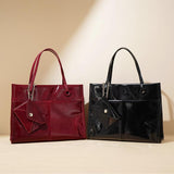 Patent Leather Tote Bag Satchel Tote Bag Satchel Handbags 