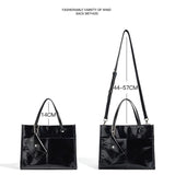 Patent Leather Tote Bag Satchel Tote Bag Satchel Handbags 