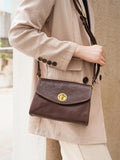 Women's Satchel Purse Small brown Satchel Crossbody Bag