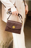 Women's Satchel Purse Small brown Satchel Crossbody Bag