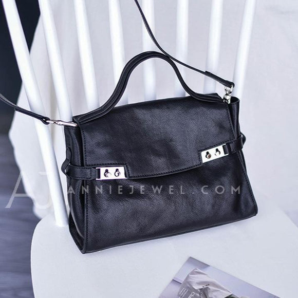 Women's Black Satchel Handbag Black Leather Satchel Satchels Handbags