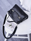 Women's Black Satchel Handbag Black Leather Satchel Satchels Handbags