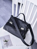 Women's Black Satchel Handbag Black Leather Satchel Satchels Handbags