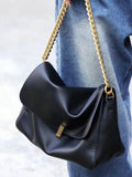 Women's Best Satchel Bags black Satchel Sling Shoulder Satchel With Chain Strap 