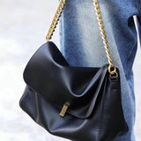 Women's Best Satchel Bags black Satchel Sling Shoulder Satchel With Chain Strap 