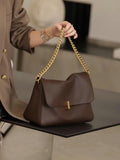 Women's Best Satchel Bags Brown Satchel Sling Shoulder Satchel With Chain Strap 