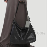 Slouchy Leather Hobo Bag Zipper Hobo Bag Leather Hobo Tote Bag Womens - Annie Jewel