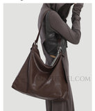 brown Leather Hobo Shoulder Bag Best Leather Hobo Leather Bags For Women - Annie Jewel