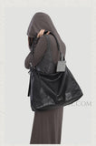 Slouchy Leather Hobo Bag Zipper Hobo Bag Leather Hobo Tote Bag Womens - Annie Jewel