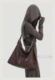 Slouchy Leather Hobo Bag Zipper Hobo Bag Leather Hobo Tote Bag Womens - Annie Jewel