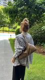 Soft Leather Slouchy Hobo Bag Grey Hobo Purse Slouchy Leather Hobo Bag 