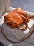 Women's Small Boston Bag Leather Genuine Leather Bags Boston