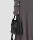 black Leather Bucket Bag Purse Mini Leather Bucket Bag Crossbody