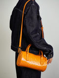 Small Leather Handbag
Mini Leather Boston Bag
Small Leather Top Handle Bag