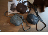 Small Genuine Leather Studded Bag Rivet Crossbody Bag Purse - Annie Jewel