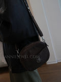 Small Genuine Leather Studded Bag Rivet Crossbody Bag Purse - Annie Jewel