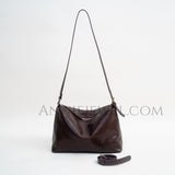 Small Hobo Leather Bag Purse Cowhide Hobo Purse Small Black hobo Purse Womens - Annie Jewel