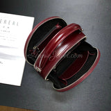 inner of genuine Leather Circle Bag