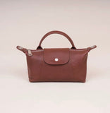 Small brown Leather Crossbody Small Genuine Leather Crossbody Bag Womens - Annie Jewel