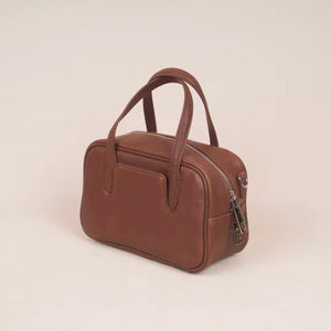 Small Leather Dome Bag Dome Leather Crossbody Bag Dome Shaped Leather Bag - Annie Jewel