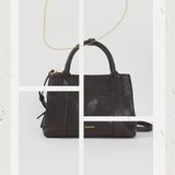 Small black Leather Crossbody Bag Purse Small Leather Handbags For Ladies