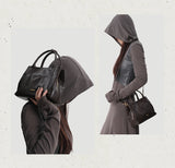 Small black Leather Crossbody Bag Purse Small Leather Handbags For Ladies