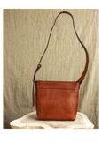 Women's Small Hobo Bag Leather Crossbody Leather Hobo Zipper Hobo Bag Purse 