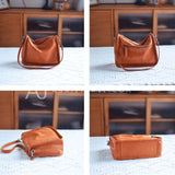 Women's hobo brown bag Small Leather Hobo Bags 