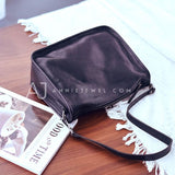 Women's Black Leather Hobo Bag Small Leather Hobo Bags 