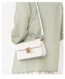 white Small Leather Satchel Purse Handbag Leather Small Satchel Womens 
