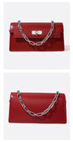 Red Leather Satchel Small Leather Satchel Purse Leather Small Satchel