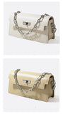 beige Leather Satchel Small Leather Satchel Purse Leather Small Satchel