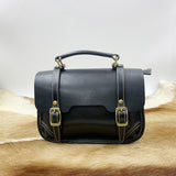 Women's Leather Satchel Crossbody Bag Small Leather Satchel Purse 