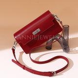 Red Leather Satchel Small Leather Satchel Purse Leather Small Satchel