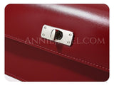 Red Leather Satchel Small Leather Satchel Purse Leather Small Satchel