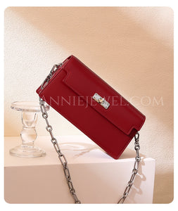 Red Leather Satchel Small Leather Satchel Purse Leather Small Satchel