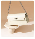 beige Leather Satchel Small Leather Satchel Purse Leather Small Satchel