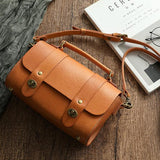 women's satchel crossbody tan Satchel Bag Small Leather Satchel 