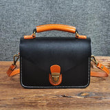 Small Leather Satchel crossbody satchel Bag Ladies Satchel Handbags 