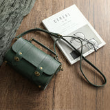 Women's Best Satchel Bags Green Satchel Bag Small Leather Satchel 