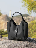 Womens black Leather Handbag The Leather Small Tote Bag The Tote Bag Small Leather